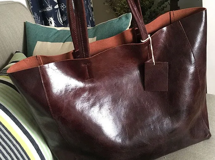 Stylish WOMENs LEATHER Tote Bag Totes Shoulder Purse FOR WOMEN