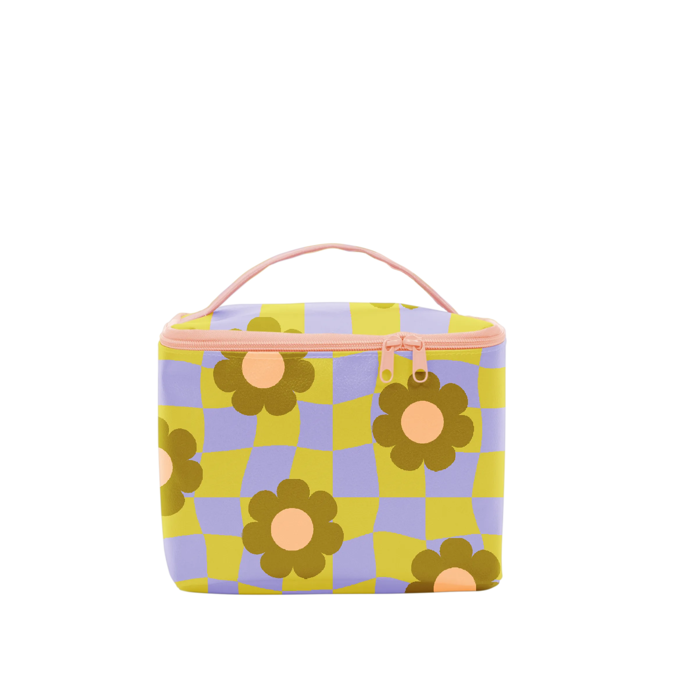 Talking Out of Turn - Cool Funky Daisy Soulmate Cosmetic Bag