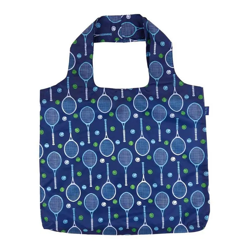 Tennis Navy blu Reusable Shopping Bag-Machine washable