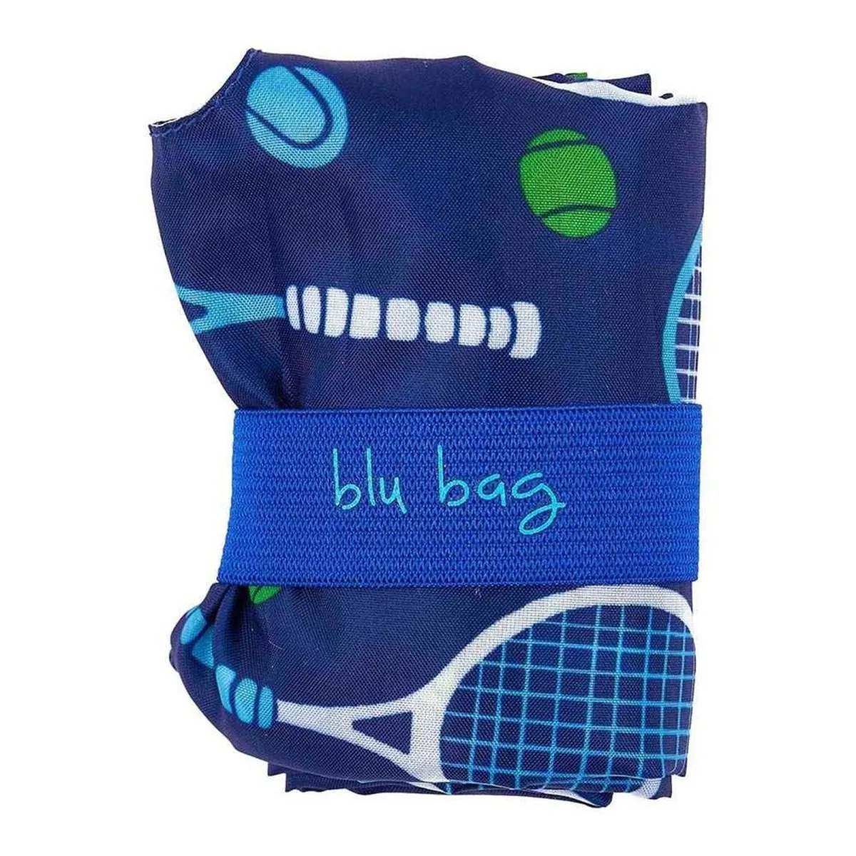 Tennis Navy blu Reusable Shopping Bag-Machine washable