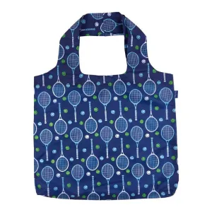 Tennis Navy blu Reusable Shopping Bag-Machine washable