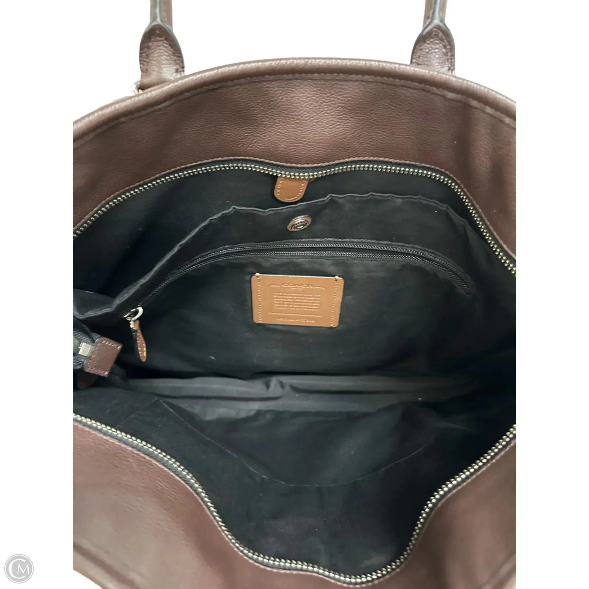 Tote Designer By Coach, Size: Large