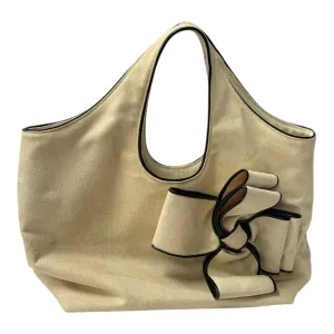 Tote Designer By Kate Spade In Beige, Size:Large