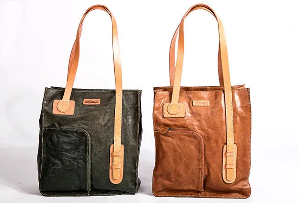Unique Handmade Leather Handbag Tote Bag Shoulder Bag Purse For Women