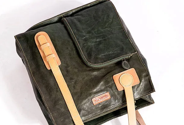 Unique Handmade Leather Handbag Tote Bag Shoulder Bag Purse For Women