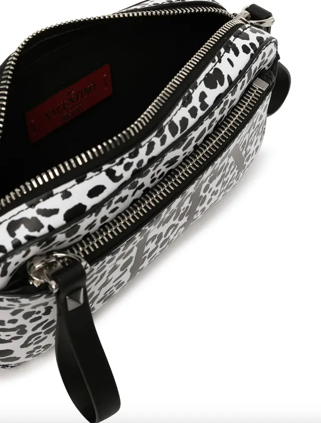 Valentino Garavani VLTN animal-print shoulder bag