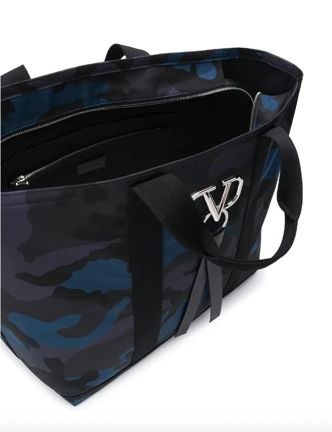 Valentino Garavani VRING camouflage tote bag
