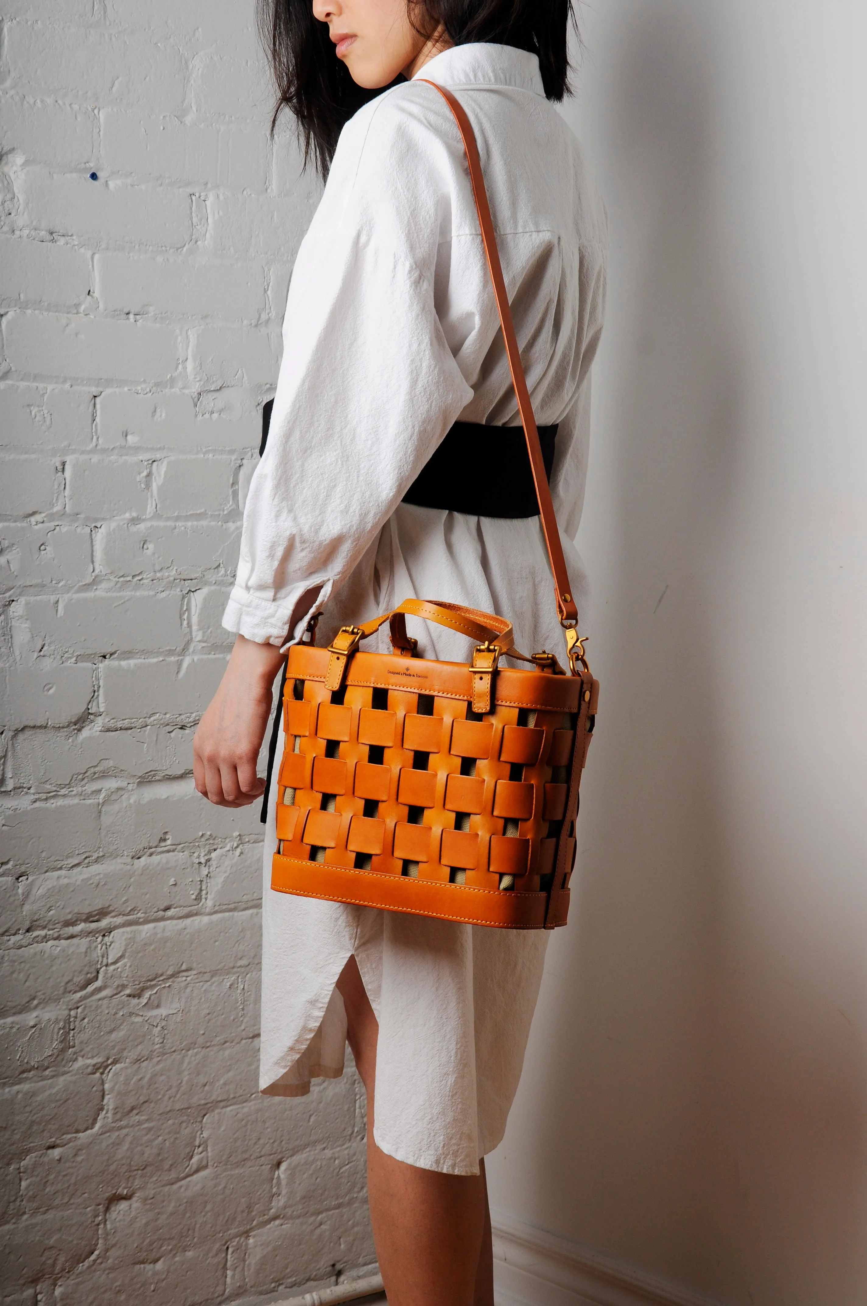 Venture Basket Tote - Tan