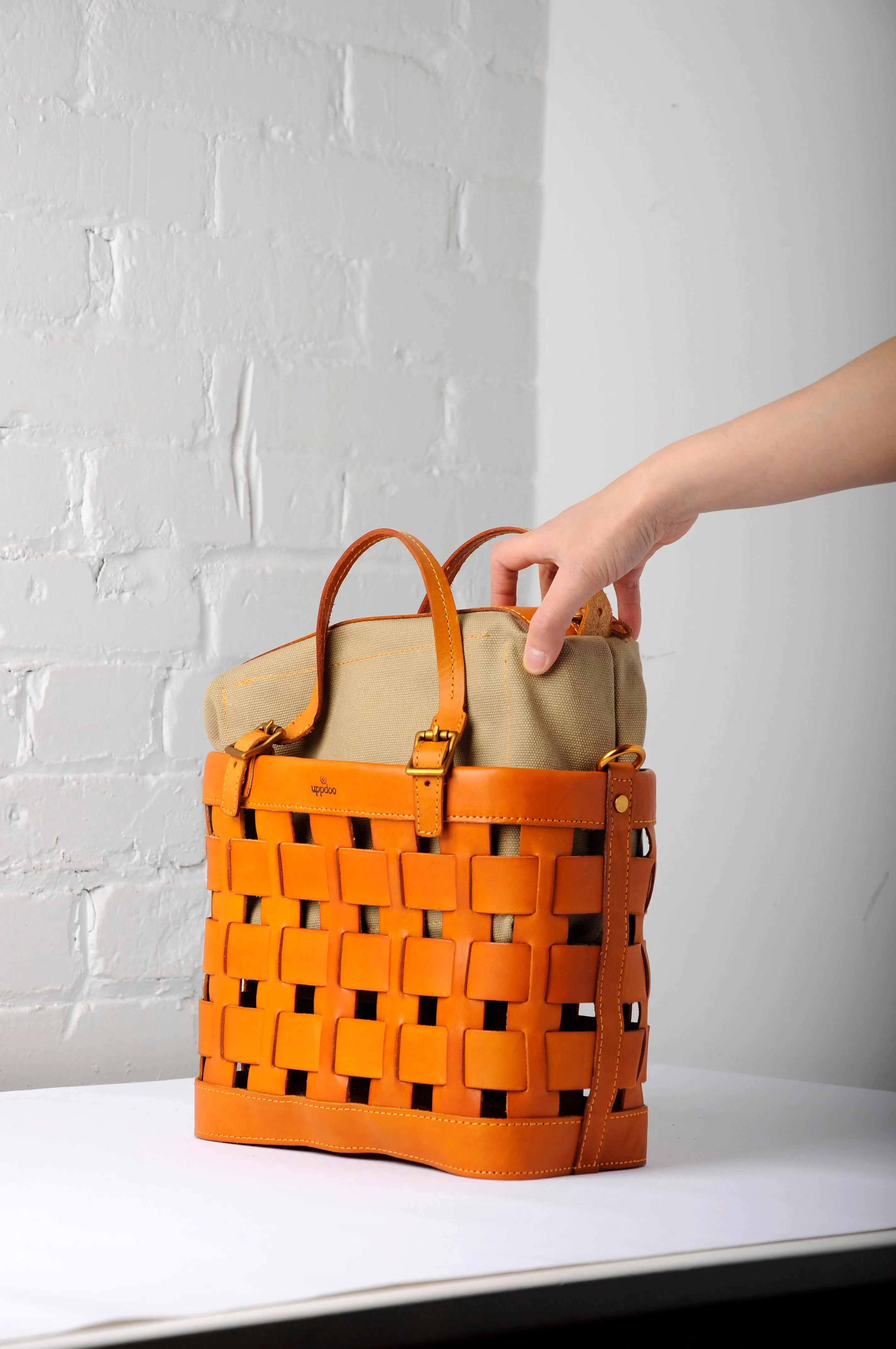 Venture Basket Tote - Tan