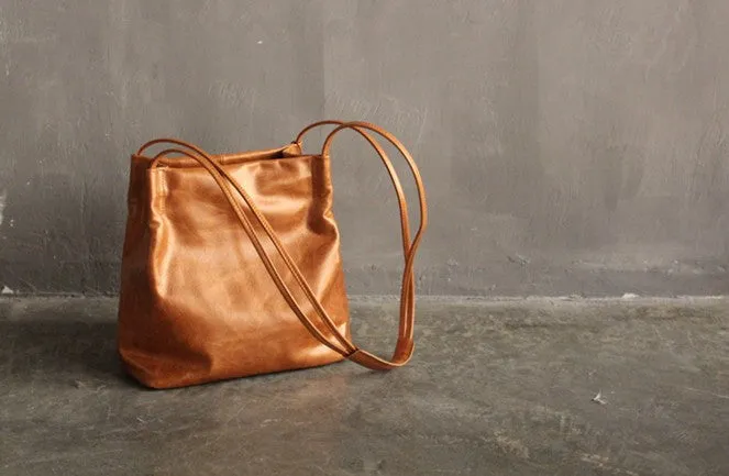 Vintage LEATHER WOMENs Shoulder Tote Bag Tote Shoulder Purse FOR WOMEN