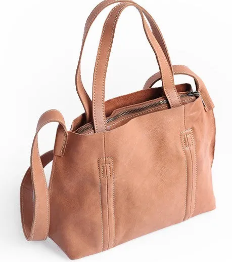 Vintage WOMENs Black Small LEATHER Tote Bag Fashion Tote Purse FOR WOMEN