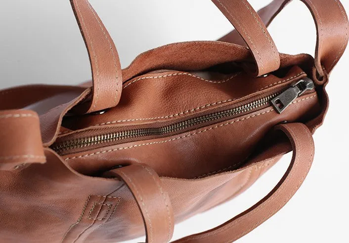 Vintage WOMENs Black Small LEATHER Tote Bag Fashion Tote Purse FOR WOMEN