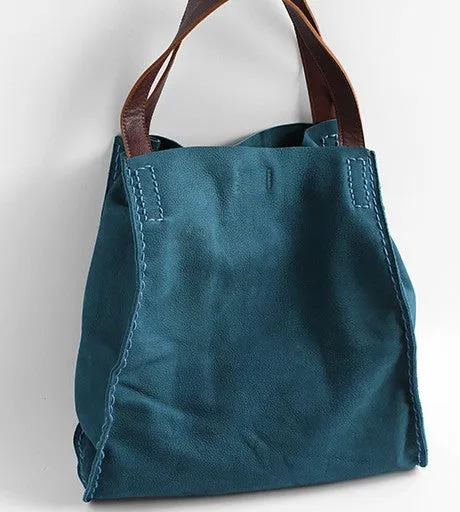 Vintage WOMENs LEATHER Large Tote Bag Handmade Vintage Tote Purse FOR WOMEN