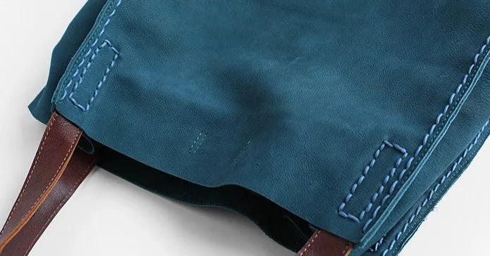 Vintage WOMENs LEATHER Large Tote Bag Handmade Vintage Tote Purse FOR WOMEN