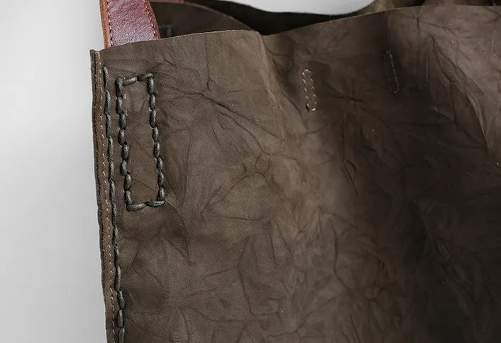 Vintage WOMENs LEATHER Large Tote Bag Handmade Vintage Tote Purse FOR WOMEN