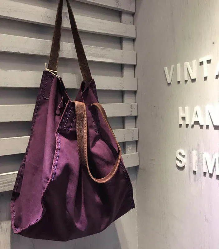 Vintage WOMENs LEATHER Large Tote Bag Handmade Vintage Tote Purse FOR WOMEN
