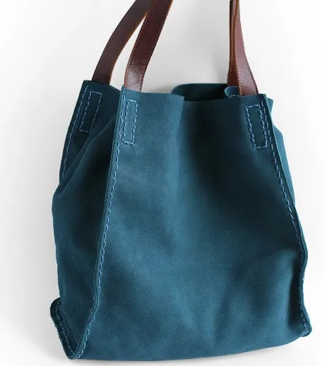 Vintage WOMENs LEATHER Large Tote Bag Handmade Vintage Tote Purse FOR WOMEN
