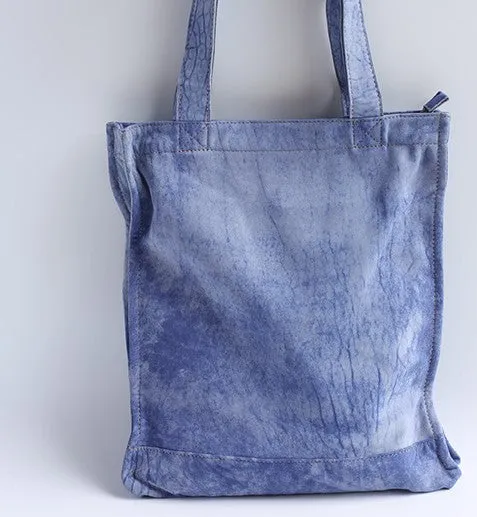 Vintage WOMENs LEATHER Small Handbag Tote Bag Work Tote Shoulder Purse FOR WOMEN