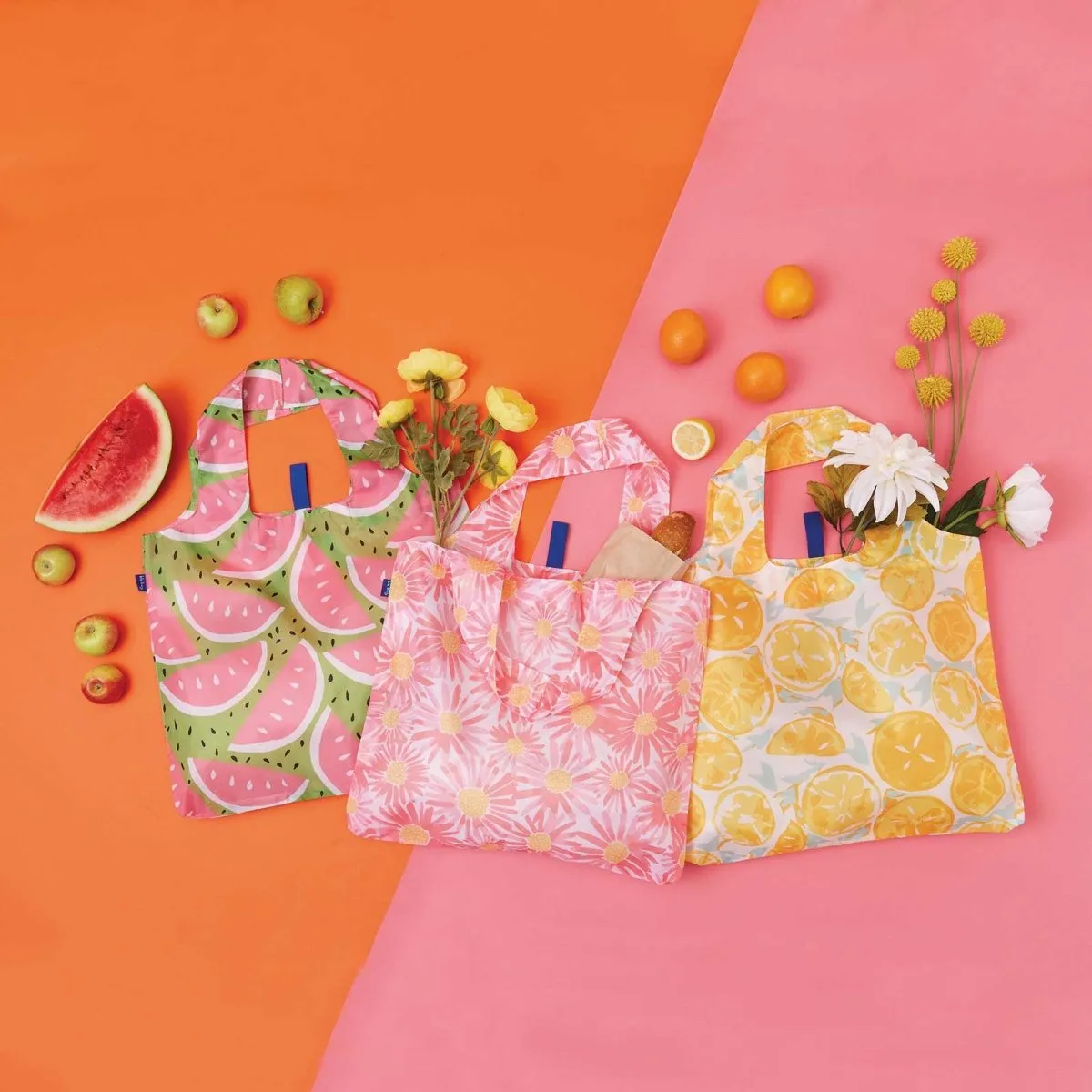Watermelon Blu Bag Reusable Shopping Bag - Machine Washable