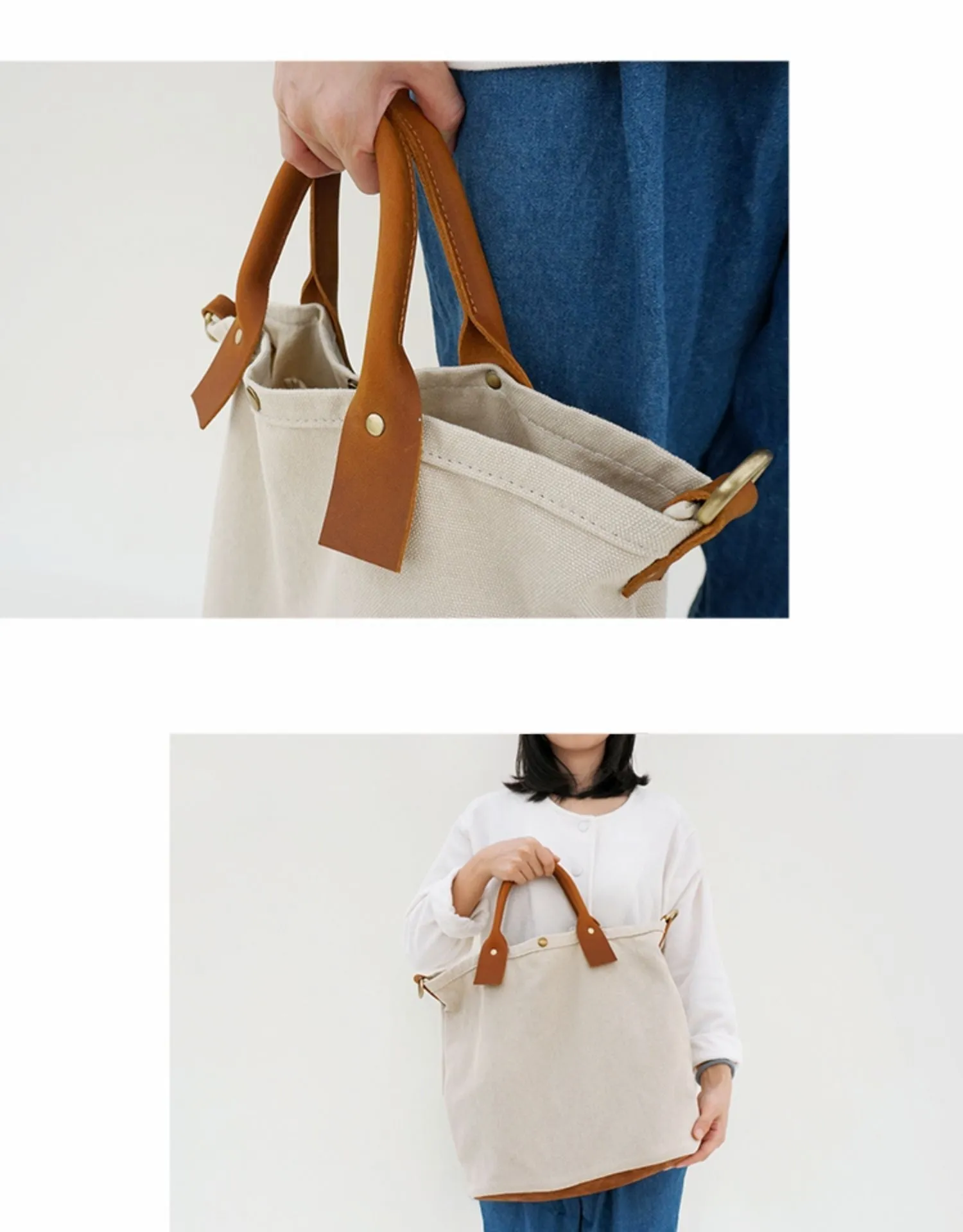 White Gray Canvas Tote Bag Canvas Messenger Handbag Womens Canvas Shoulder Totes Bag for Men
