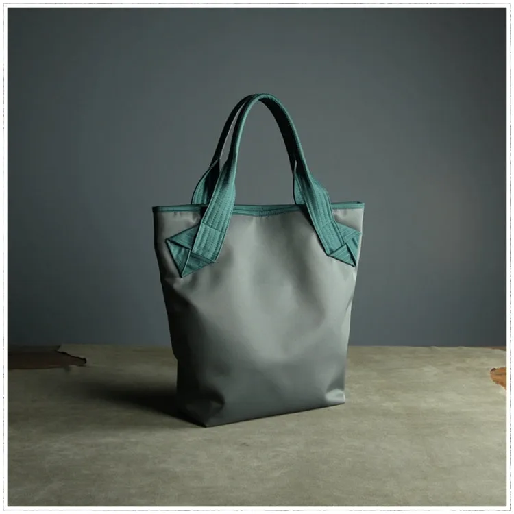 Womens Black Nylon Shoulder Tote Bags Best Black Nylon Tote Handbag Shopper Bags Purse for Ladies