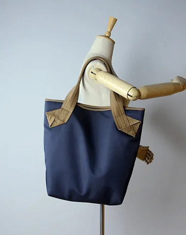 Womens Black Nylon Shoulder Tote Bags Best Black Nylon Tote Handbag Shopper Bags Purse for Ladies