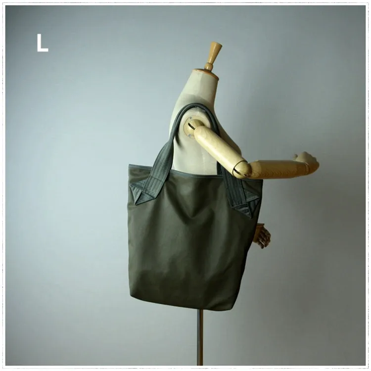 Womens Black Nylon Shoulder Tote Bags Best Black Nylon Tote Handbag Shopper Bags Purse for Ladies
