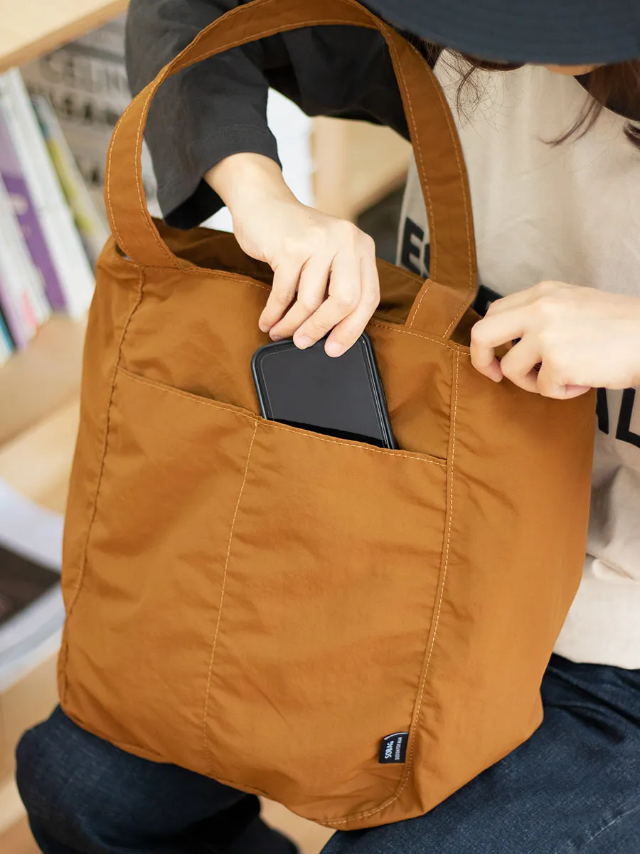 Womens Dark Khaki Large Nylon Tote Bag Nylon Tote Bags With Zipper Ladies Nylon Tote Bags