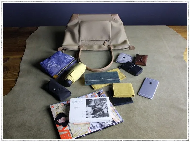 Womens Navy Nylon Shoulder Tote Medium Navy&Light Gray Nylon Handbag Purse for Ladies
