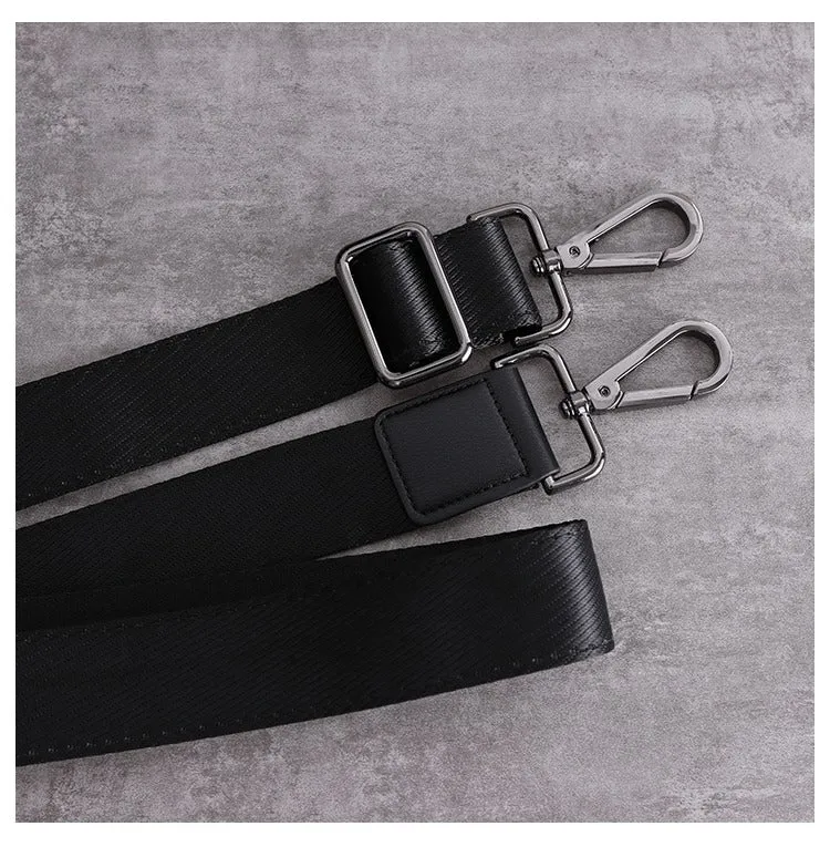 Womens Nylon Leather Gym Tote Purse Womens Black Nylon Gym Purse Nylon Work Shoulder Purse for Ladies