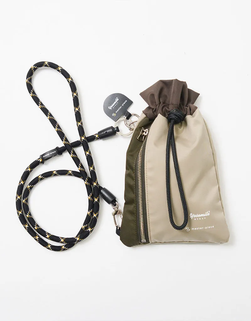YOSEMITE STRAP? ?? MASTER-PIECE Mobile Strap Draw Strip Pouch No.12431-ys2